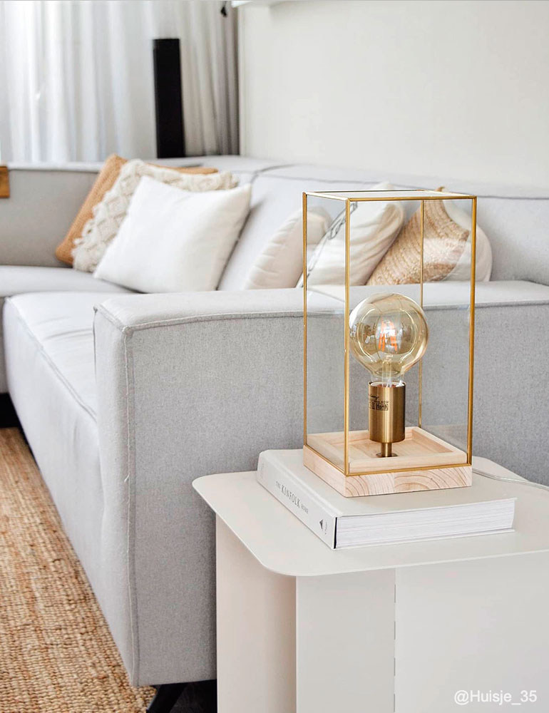 Lampe cloche carré Light & Living Askjer – Image 9