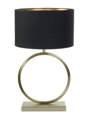 lampe-contemporaine-cercle-light-et-living-liva-or-et-noir-3621go