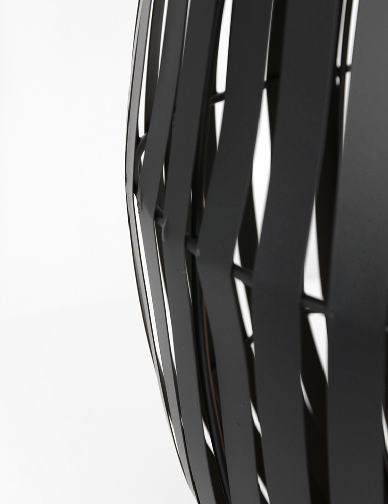 Lampe d'ambiance à poser Kyomi Light & Living noir – Image 14