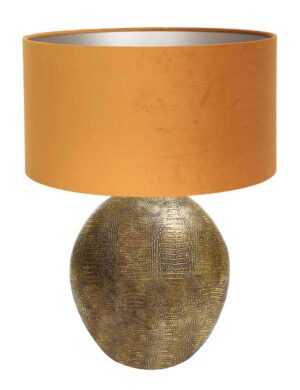 lampe-dambiance-light-et-living-skeld-bronze-et-abat-jour-jaune-ocre-3644br