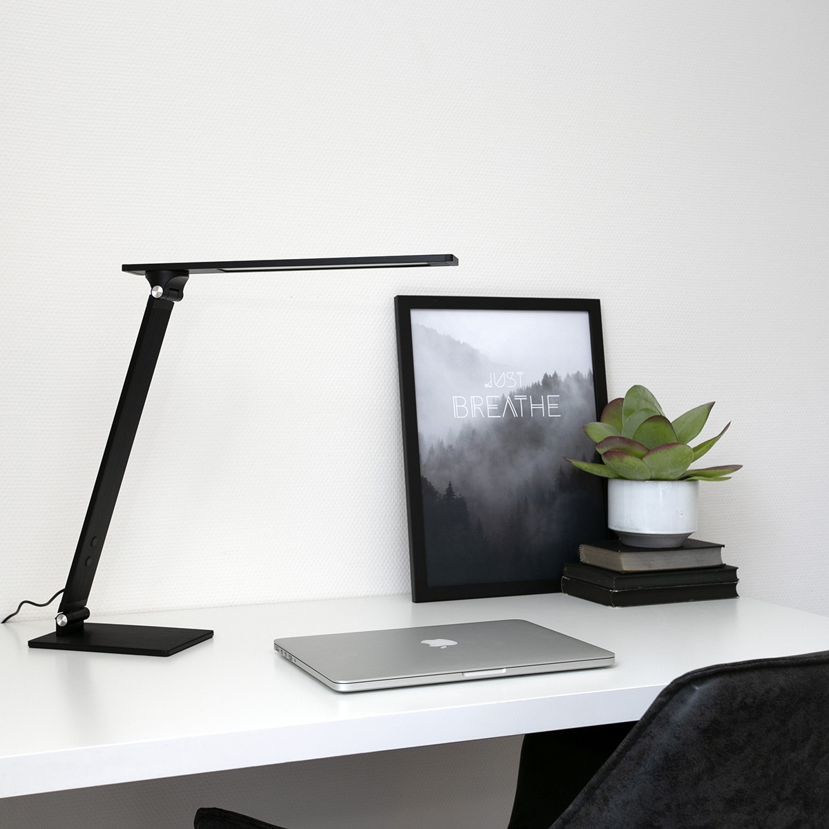 Lampe de bureau LED à lumière graduable Serenade Steinhaueur noir – Image 3