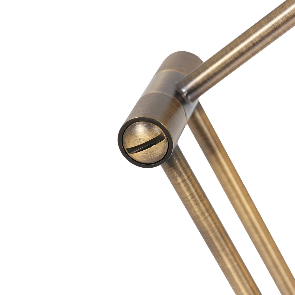 Lampe de table classique en métal et plastique brun Steinhauer Zodiac LED – Image 3