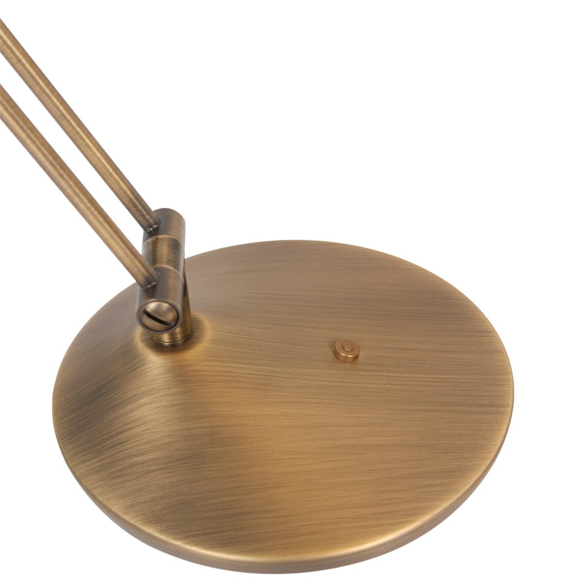 Lampe de table classique en métal et plastique brun Steinhauer Zodiac LED – Image 5