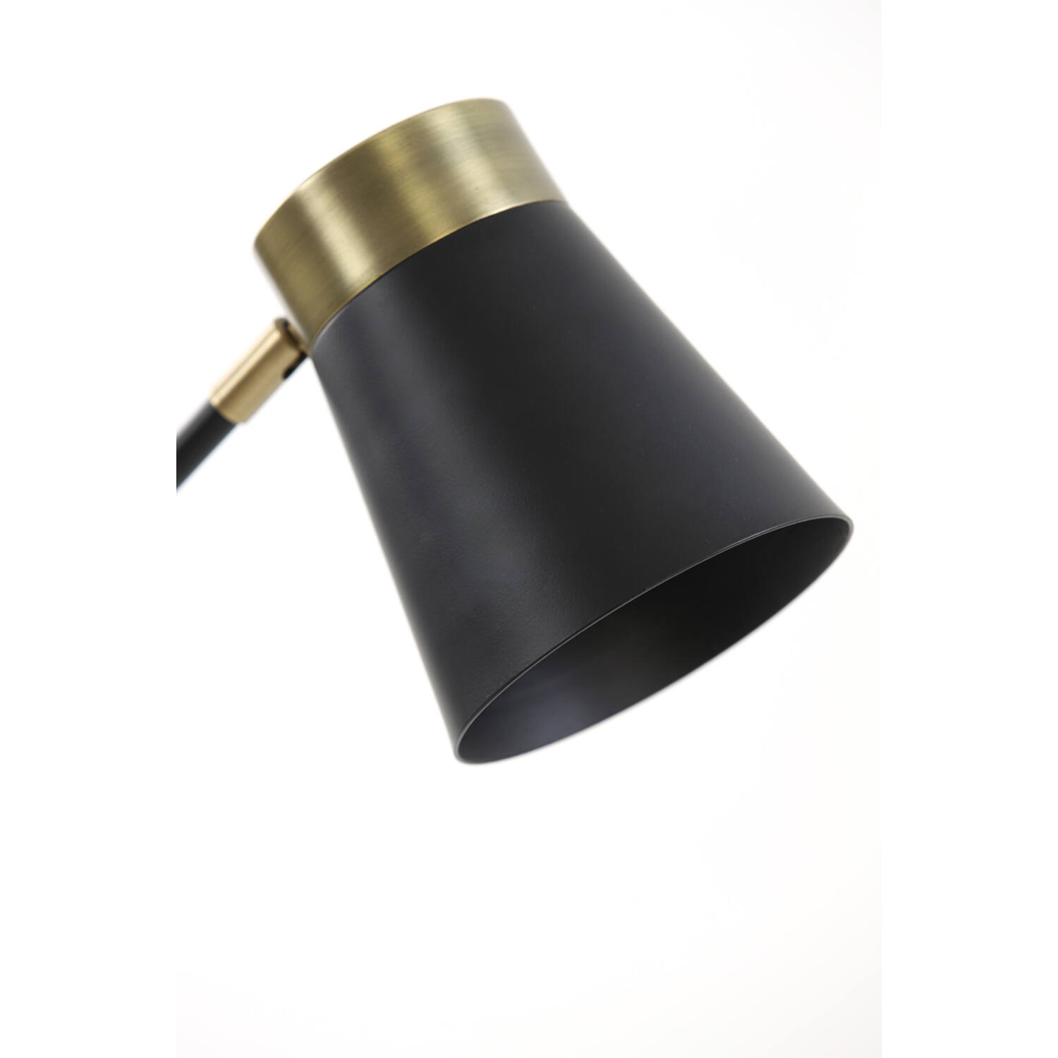 Lampe de bureau moderne noire et dorée Light & Living Braja – Image 6
