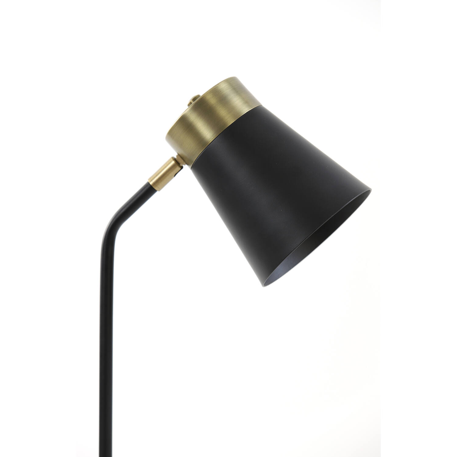 Lampe de bureau moderne noire et dorée Light & Living Braja – Image 7