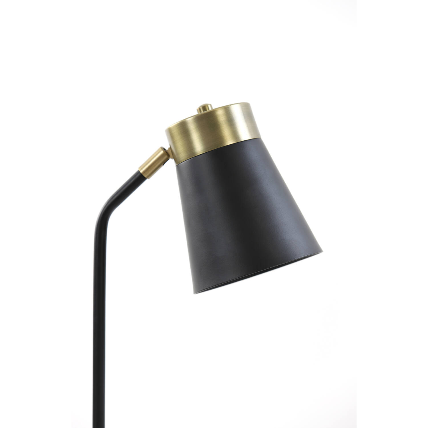 Lampe de bureau moderne noire et dorée Light & Living Braja – Image 8