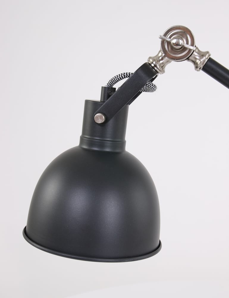 Lampe de bureau style industriel Mexlite Cera noir – Image 4