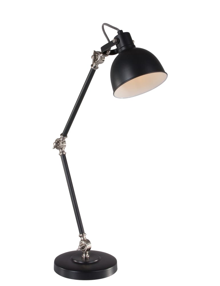 Lampe de bureau style industriel Mexlite Cera noir – Image 5