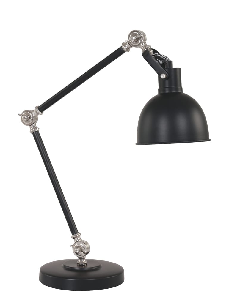 Lampe de bureau style industriel Mexlite Cera noir – Image 6