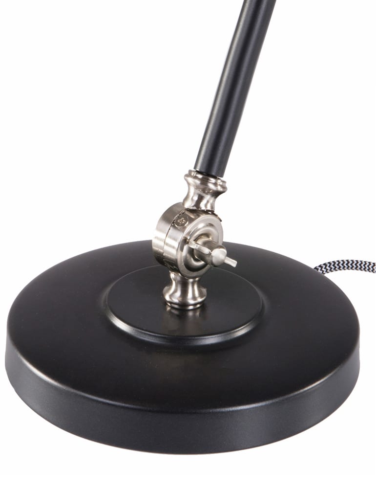 Lampe de bureau style industriel Mexlite Cera noir – Image 9