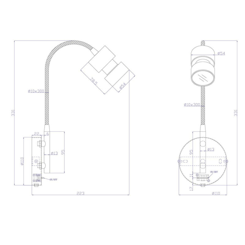 lampe-de-chevet-flexible-avec-interrupteur-steinhauer-natasja-led-noir-3094zw-8