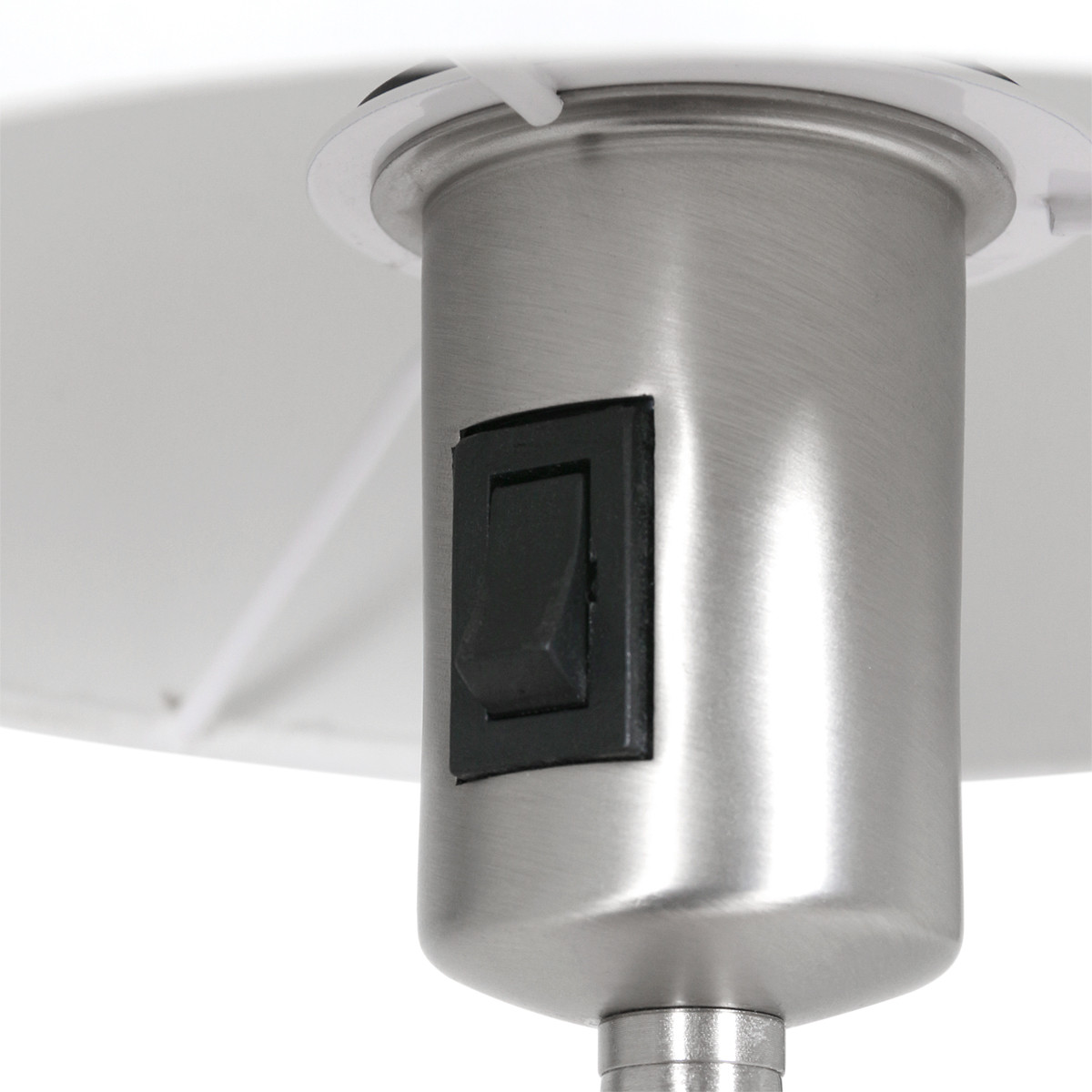 Lampe de table moderne en tissu et métal Mexlite Noor – Image 7