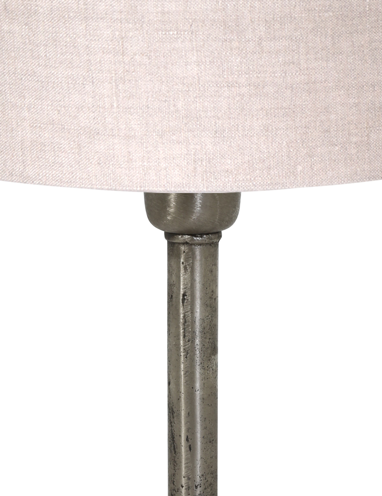 Lampe de chevet rural Light & Living Undai abat-jour beige – Image 2