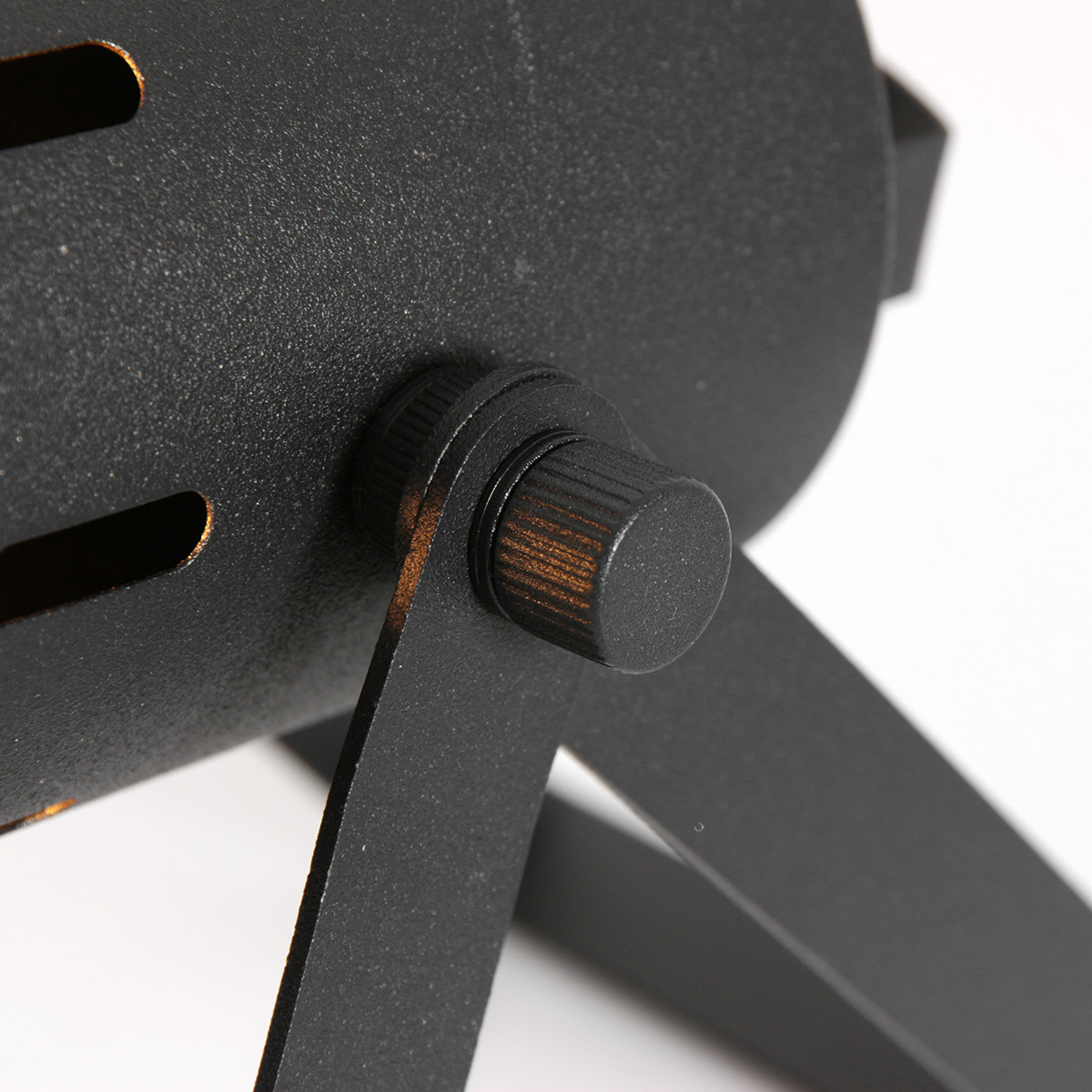 Lampe de table industrielle rétro noire inclinable Mexlite Carree – Image 9