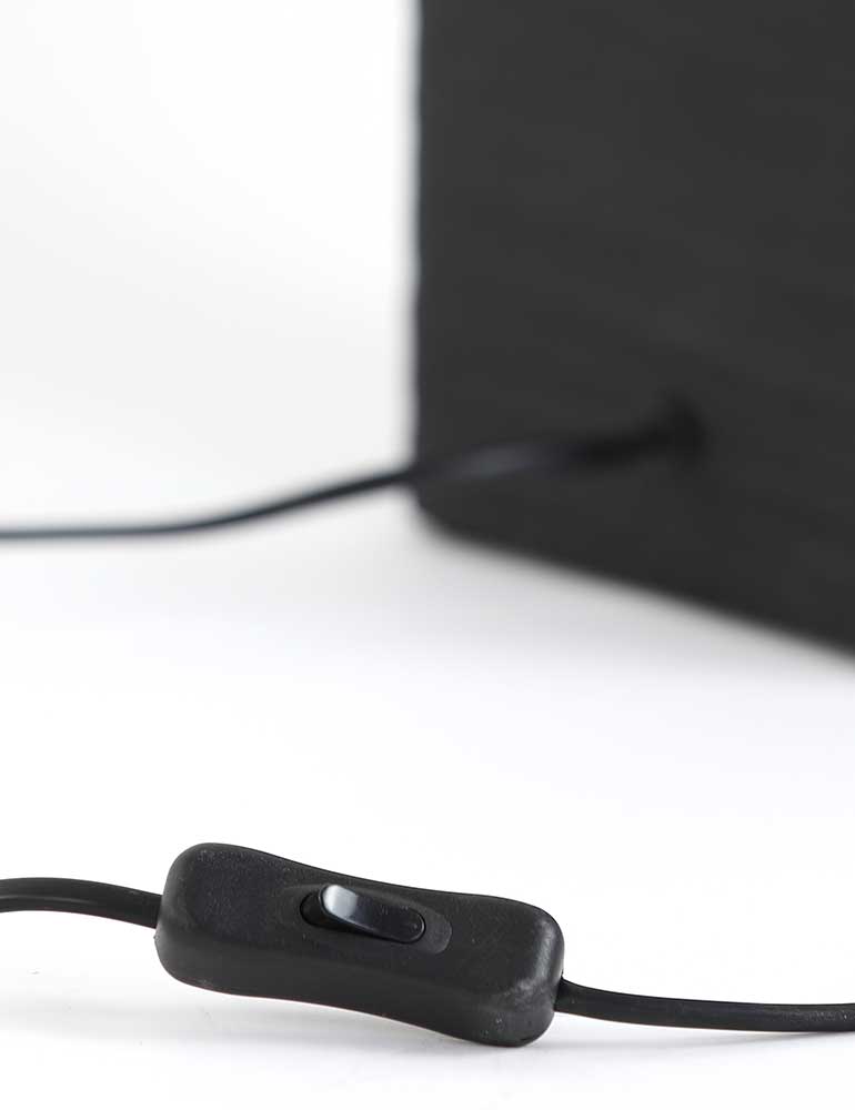 Lampe de chevet stable Light & Living Amta taupe et noir – Image 7