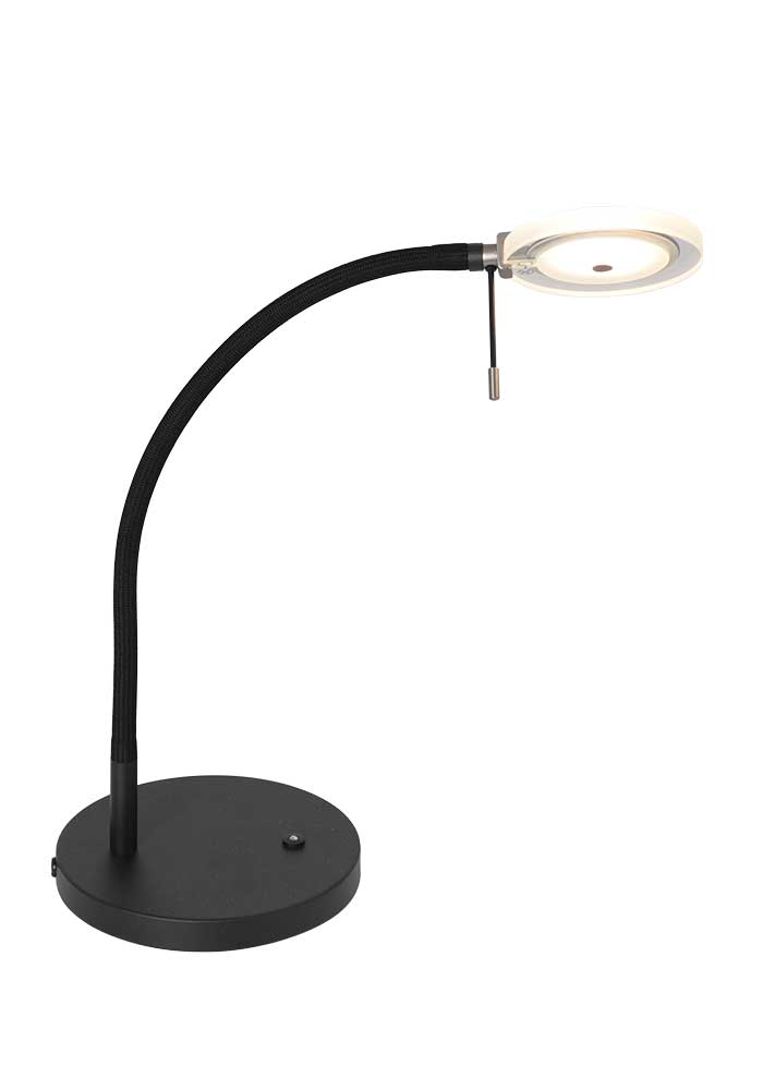 Lampe de chevet Steinhauer Turound verre fumé noir – Image 10