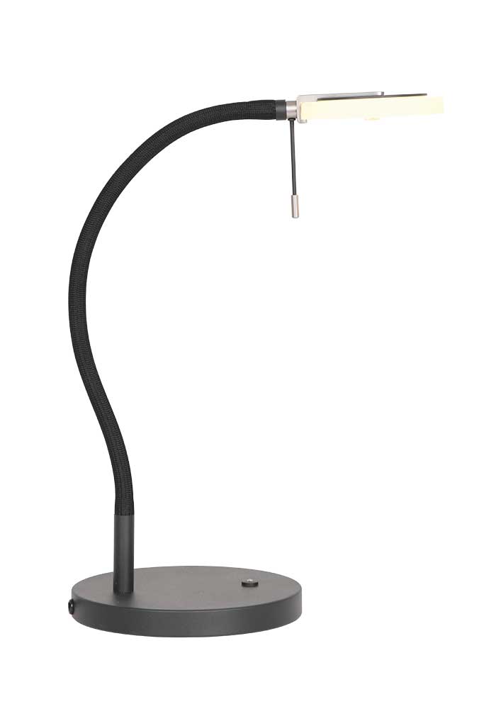 Lampe de chevet Steinhauer Turound verre fumé noir – Image 2