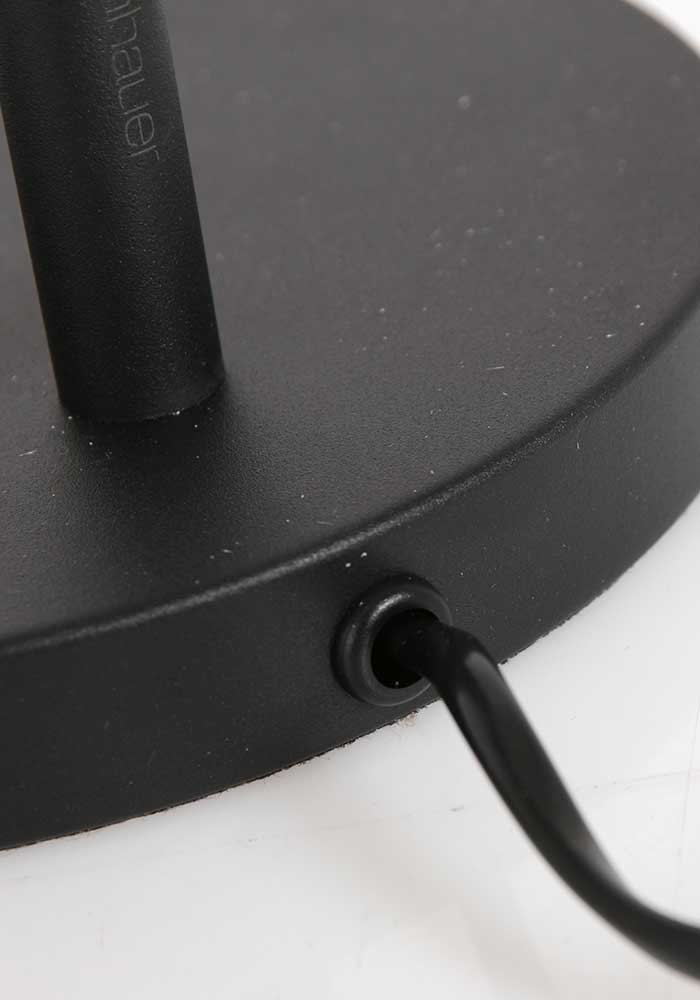 Lampe de chevet Steinhauer Turound verre fumé noir – Image 4