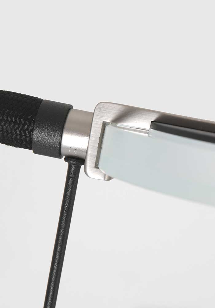 Lampe de chevet Steinhauer Turound verre fumé noir – Image 8