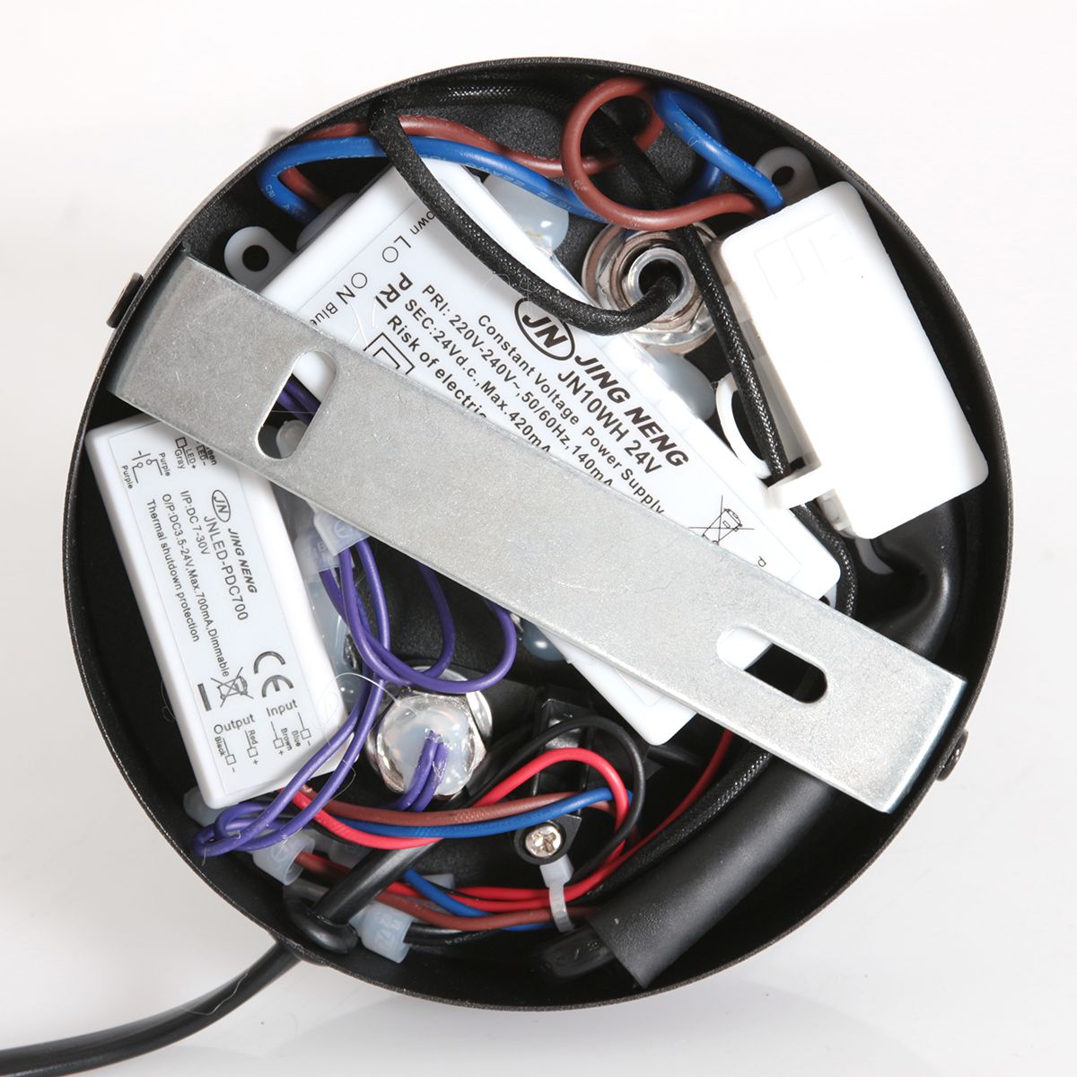 Lampe de chevet verre fumé Steinhauer Turound noir – Image 16