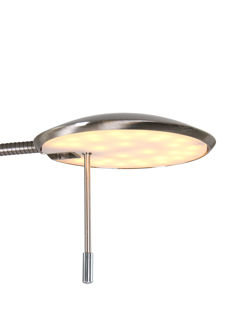 Lampe de lecture en acier Zénith de Steinhauer gris – Image 3