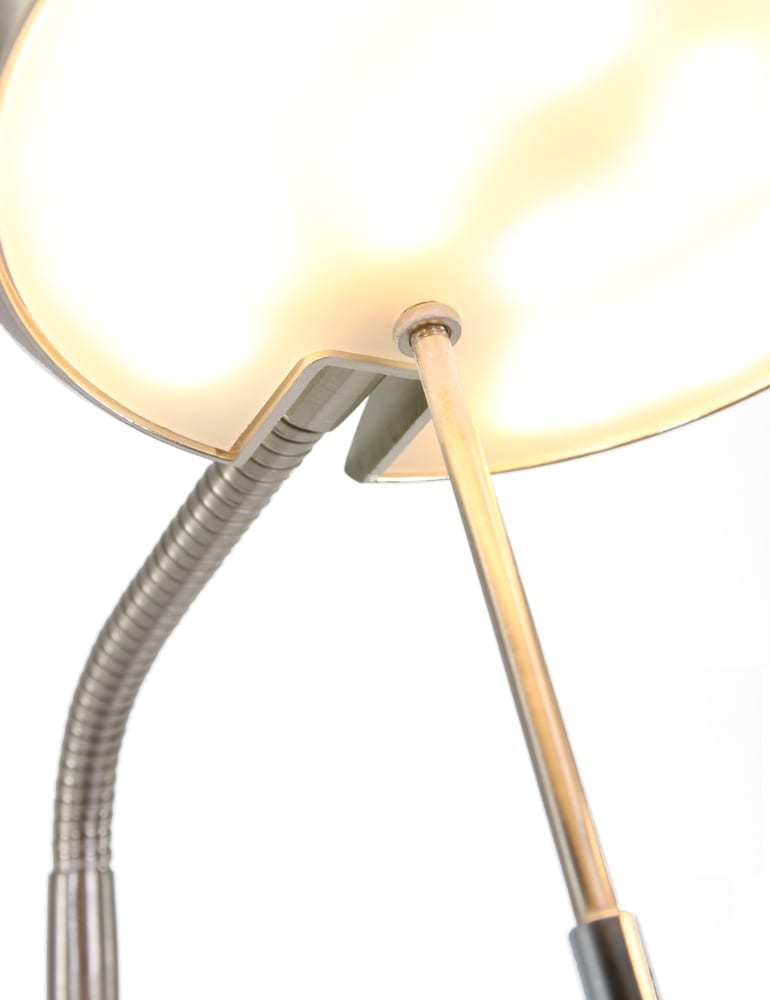 Lampe de lecture en acier Zénith de Steinhauer gris – Image 4