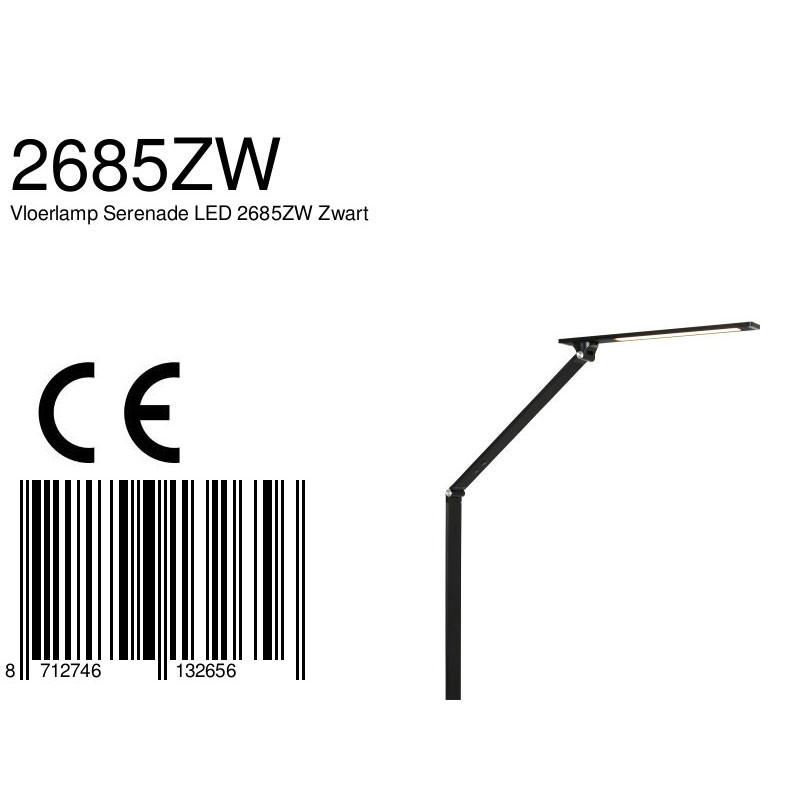 Lampe de lecture moderne Serenade Steinhauer noir – Image 9