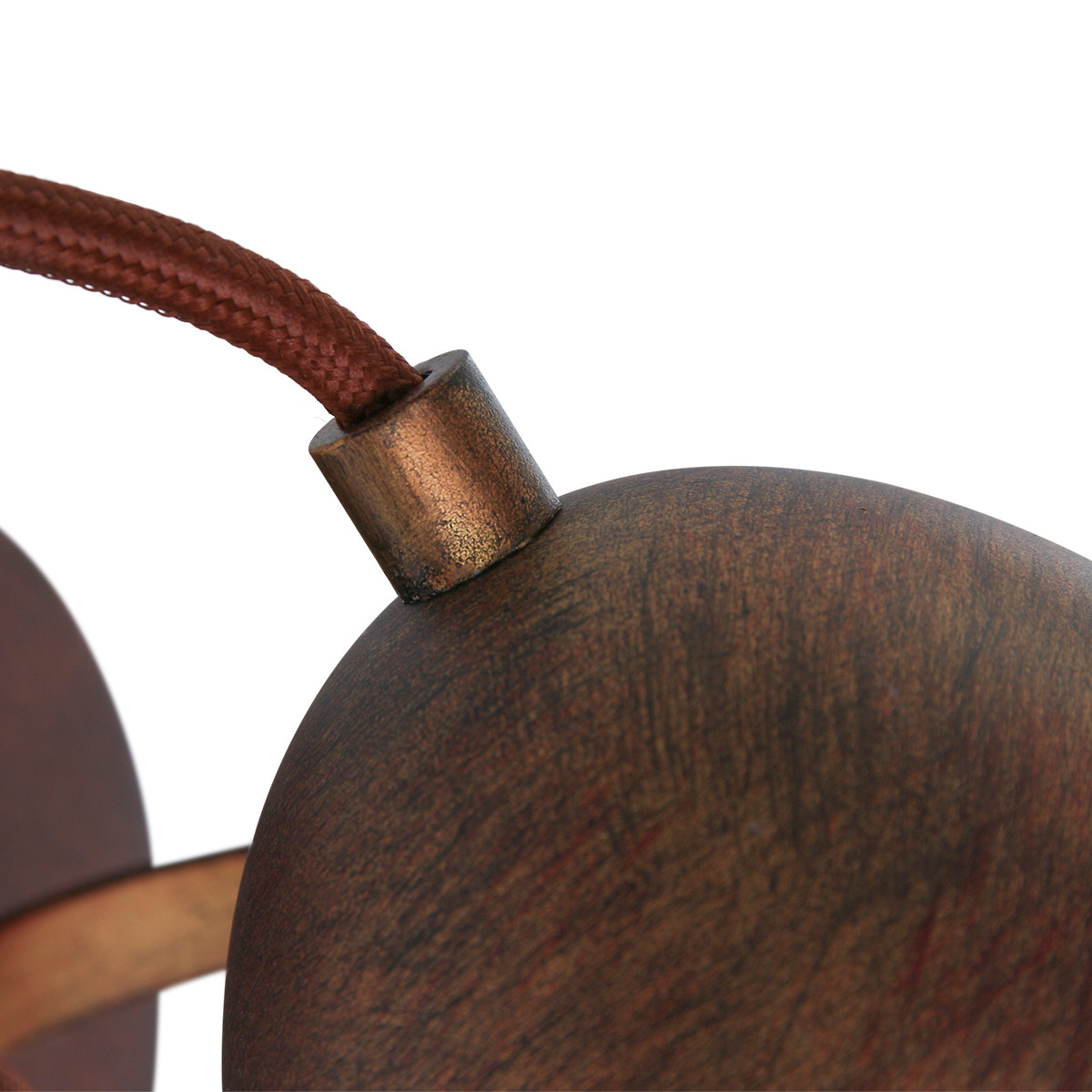 Spot industriel en métal brun et verre Mexlite Paco – Image 10