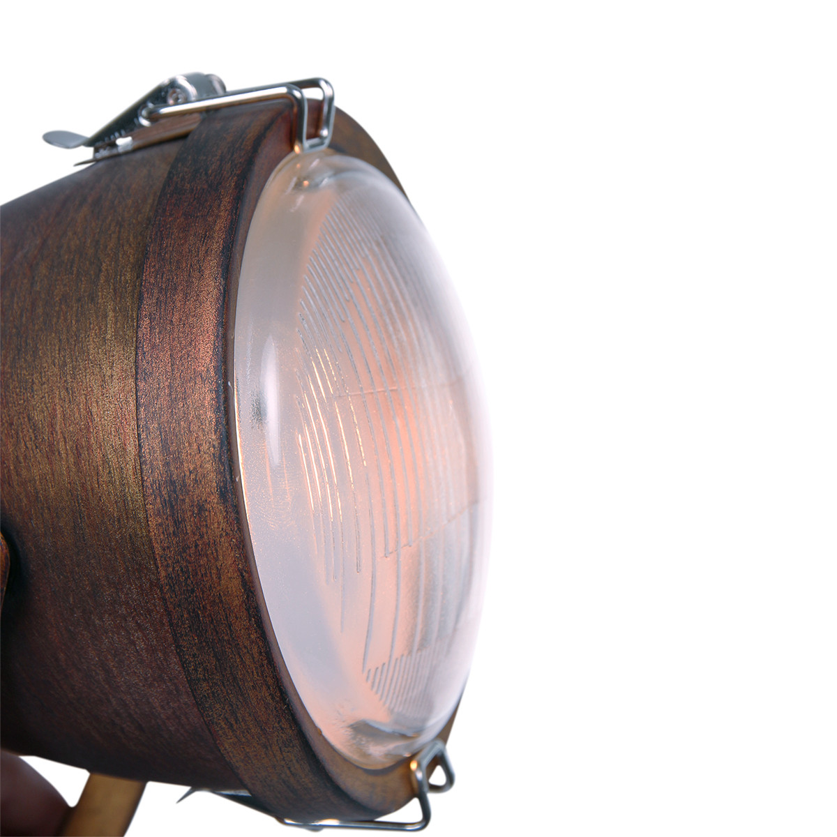 Spot industriel en métal brun et verre Mexlite Paco – Image 4
