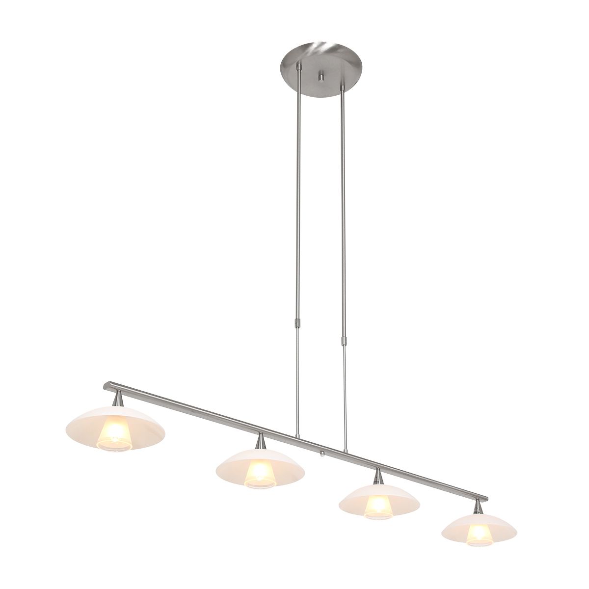 Lampe de table à manger à quatre soucoupes Steinhauer Tallerken acier – Image 23