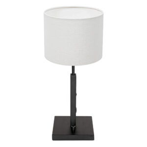 lampe-de-table-abat-jour-en-lin-blanc-steinhauer-stang-noir-8161zw-2