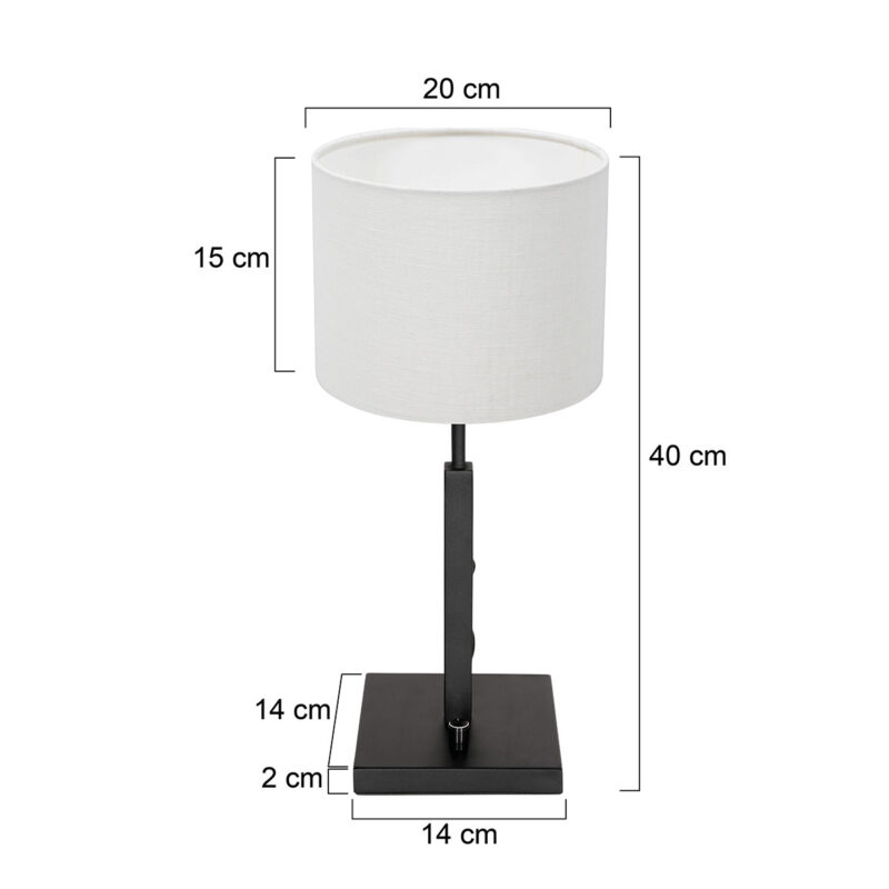 lampe-de-table-abat-jour-en-lin-blanc-steinhauer-stang-noir-8161zw-6