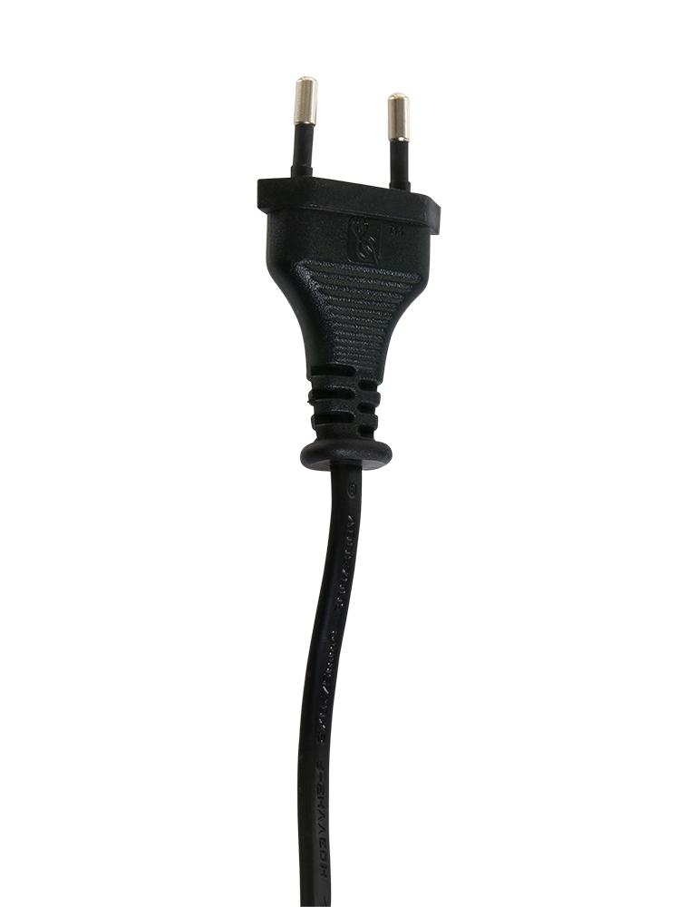 Lampe de table abat-jour en velours jaune Light & Living Shiva noir – Image 6