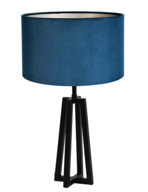 lampe-de-table-avec-cadre-triangulaire-et-abat-jour-bleu-light-et-living-miley-noir-7115zw