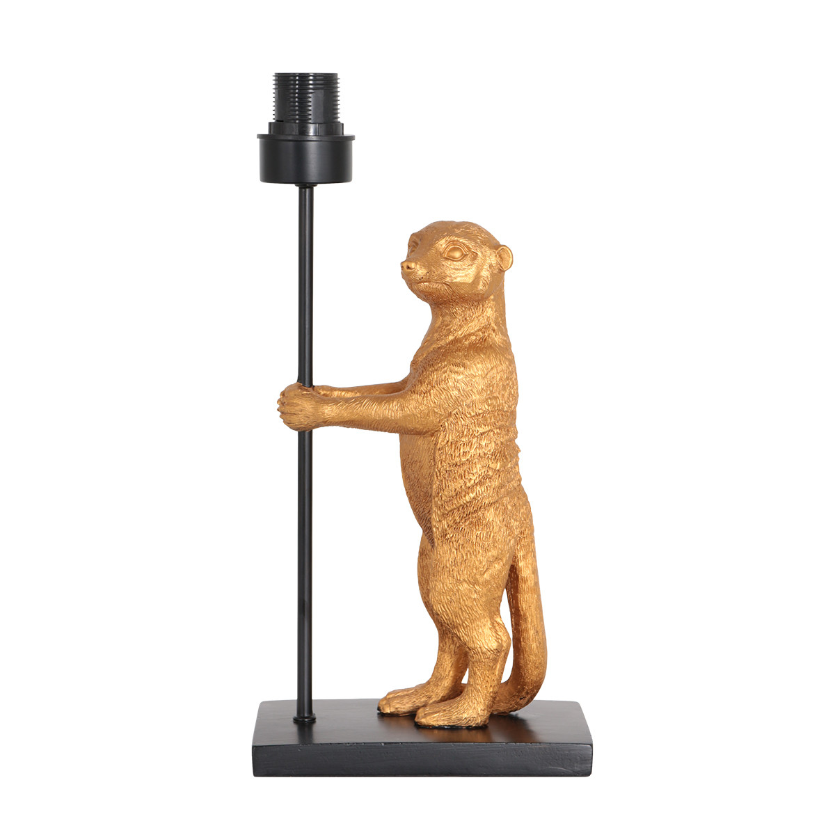 Lampe de table avec ours et abat-jour en rotin Anne Light & Home Animaux naturel et noir – Image 8