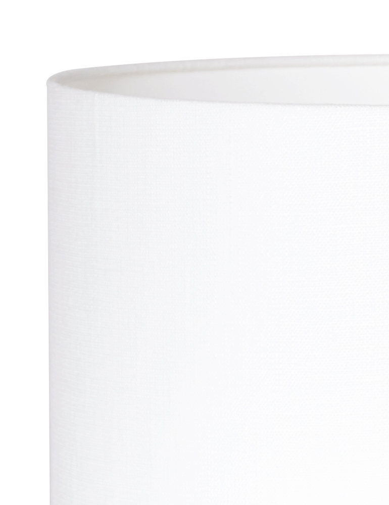 Lampe de table blanche avec base noire Light and Living Howell – Image 3