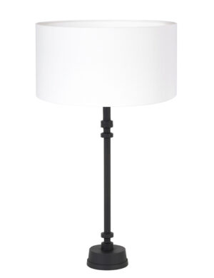 lampe-de-table-blanche-avec-base-noire-light-and-living-howell-8273zw