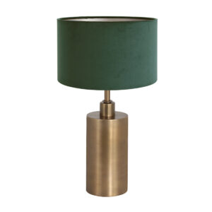 lampe-de-table-bronze-abat-jour-velours-vert-steinhauer-brass-7310br