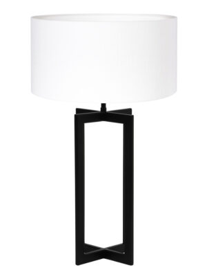lampe-de-table-cadre-noir-et-abat-jour-blanc-light-et-living-mace-8452zw