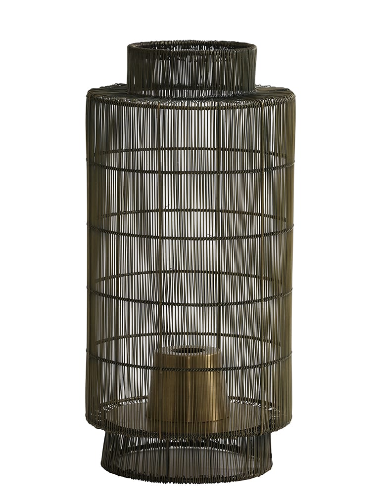 Lampe de table cage Light & Living Gruaro bronze – Image 2