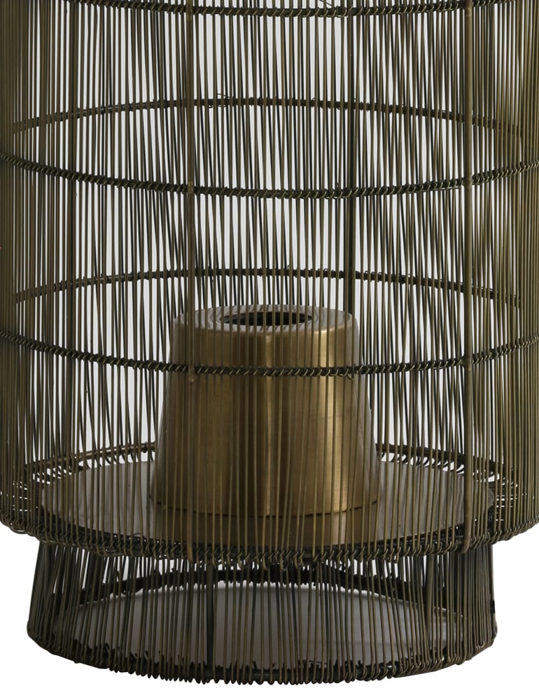 Lampe de table cage Light & Living Gruaro bronze – Image 3
