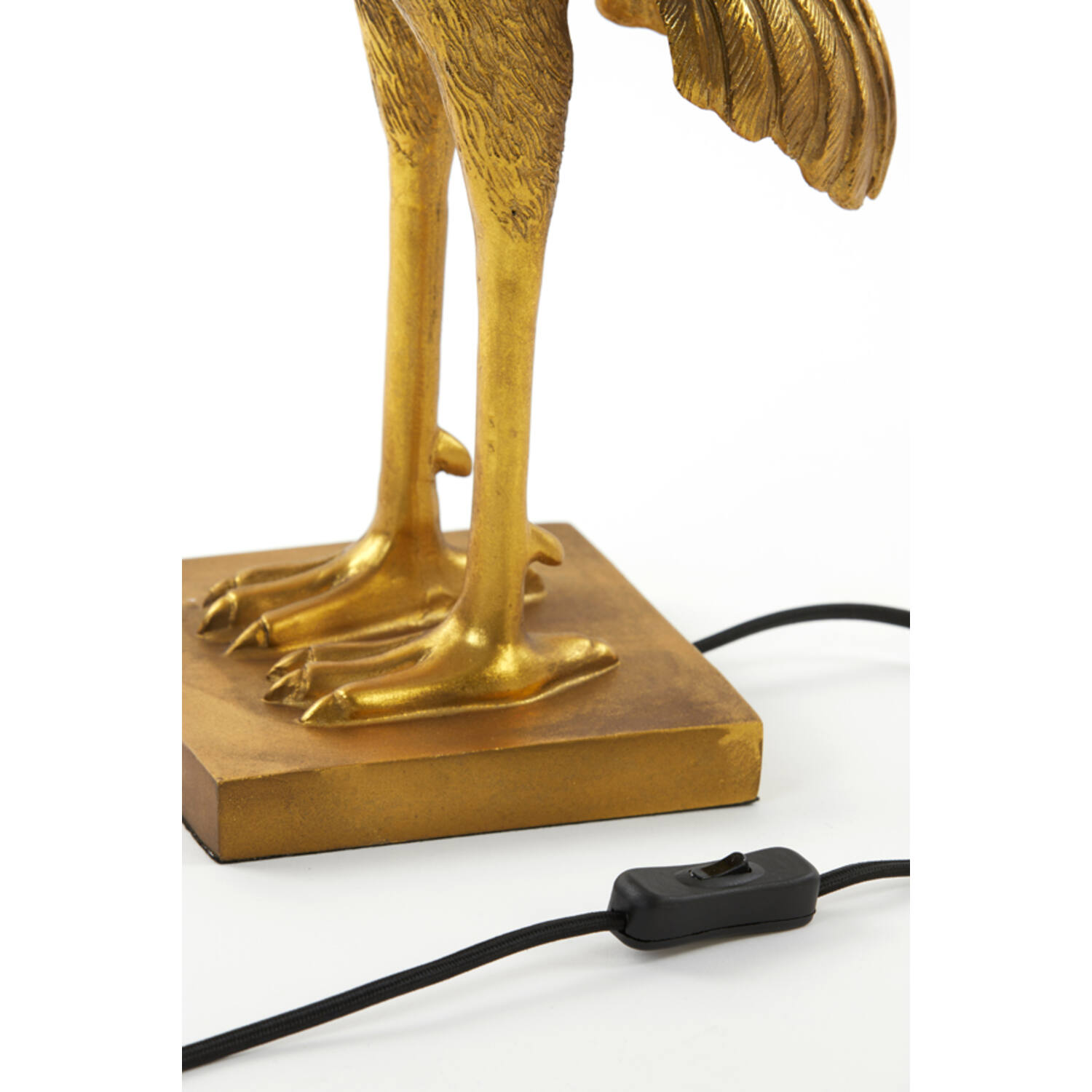 Lampe de table cigogne dorée Light & Living Crane – Image 4