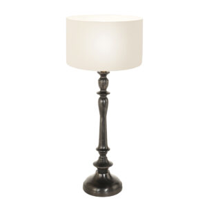 lampe-de-table-classique-blanc-noir-steinhauer-bois-noirantique-et-opaque-3764zw-2