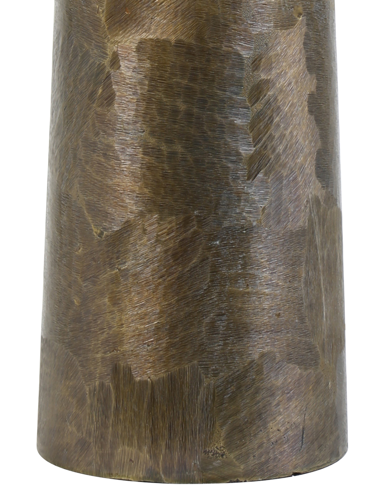 Lampe de table classique bronze abat-jour Light & Living Papey blanc – Image 4