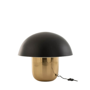 lampe-de-table-classique-champignon-or-et-noir-jolipa-mushroom-15658-2