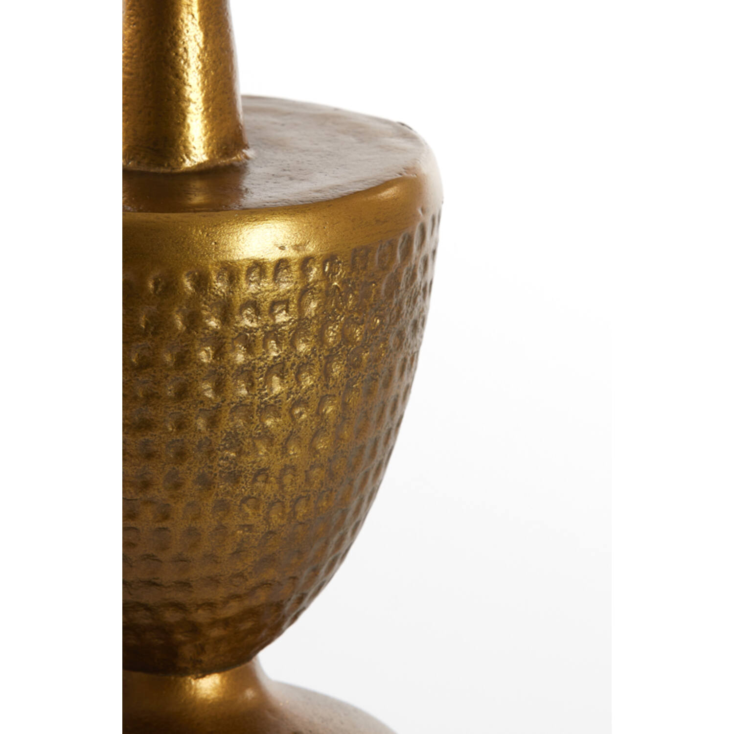 Lampe de table classique dorée avec motif de balle de golf Light & Living Smith – Image 3