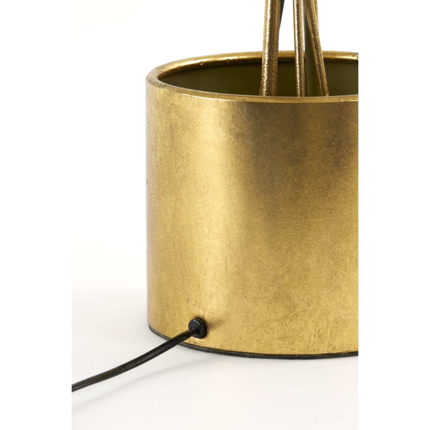 Lampe de table classique dorée avec motifs de feuilles Light & Living Cambria – Image 5