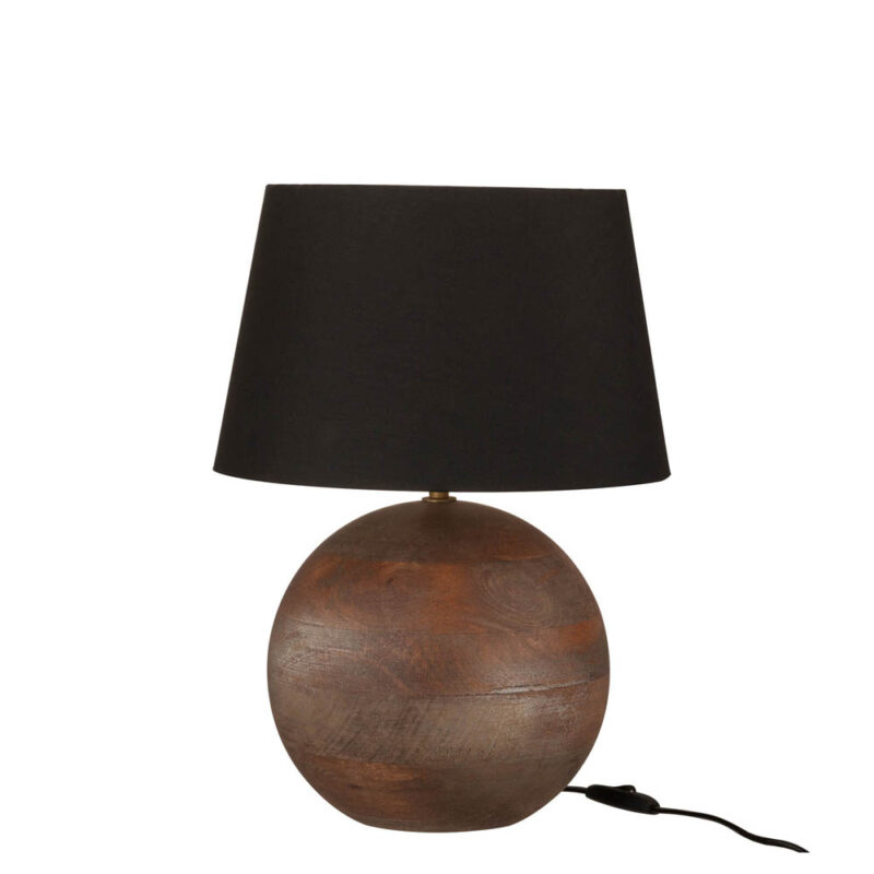 lampe-de-table-classique-marron-et-noire-jolipa-nepal-77588-2