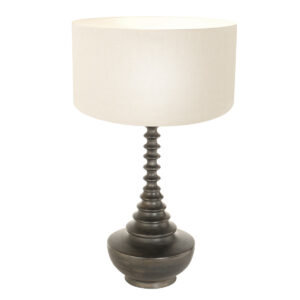 lampe-de-table-classique-noir-et-blanc-steinhauer-bois-noirantique-et-linblanc-3760zw-2