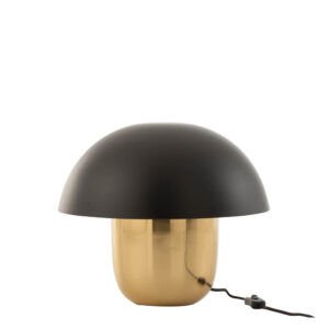 lampe-de-table-classique-noir-et-or-jolipa-mushroom-15657-2